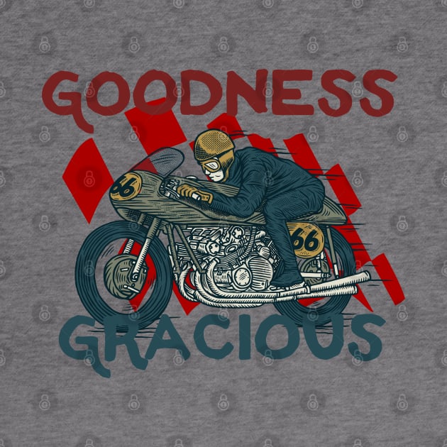 Goodness Gracious motorbike rider by SpaceWiz95